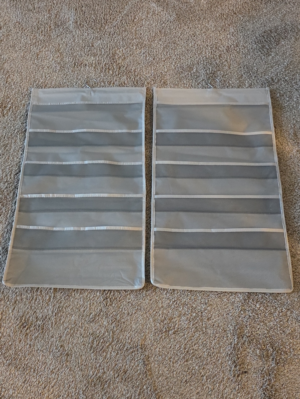 Gray Over-the-Door Pocket Organizer for Cell Phones & Accessories